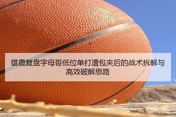 雄鹿复盘字母哥低位单打遭包夹后的战术拆解与高效破解思路（kaiyun）